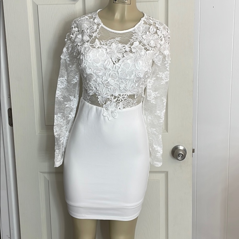 White Lace Dress